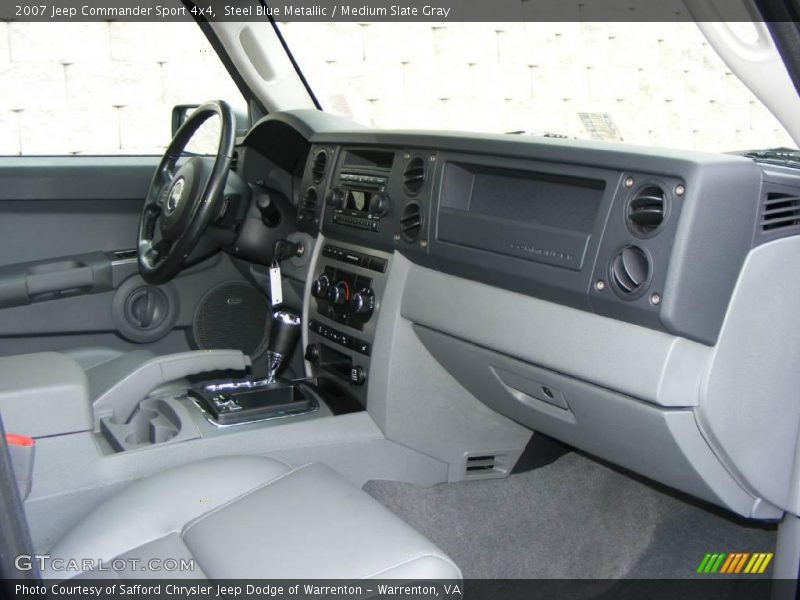 Steel Blue Metallic / Medium Slate Gray 2007 Jeep Commander Sport 4x4