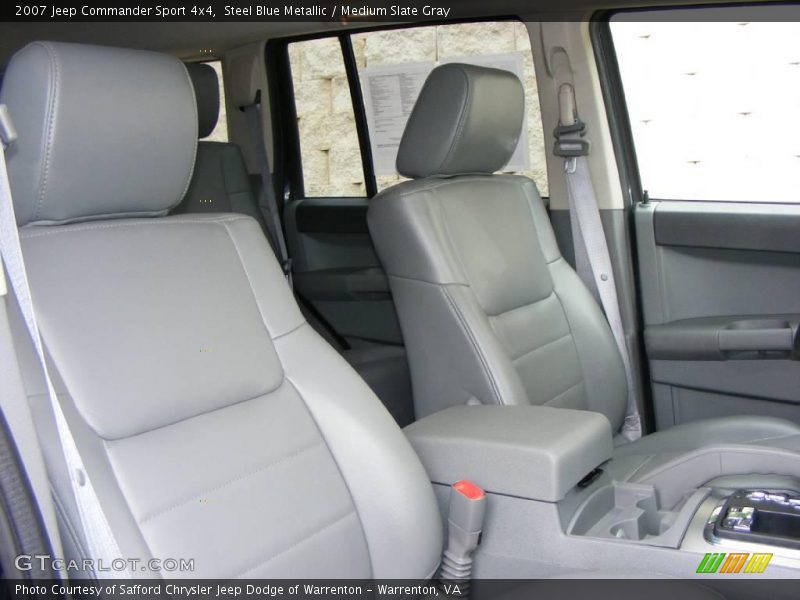 Steel Blue Metallic / Medium Slate Gray 2007 Jeep Commander Sport 4x4