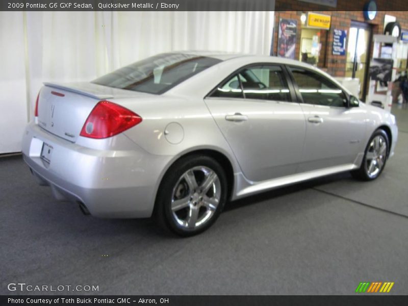 Quicksilver Metallic / Ebony 2009 Pontiac G6 GXP Sedan