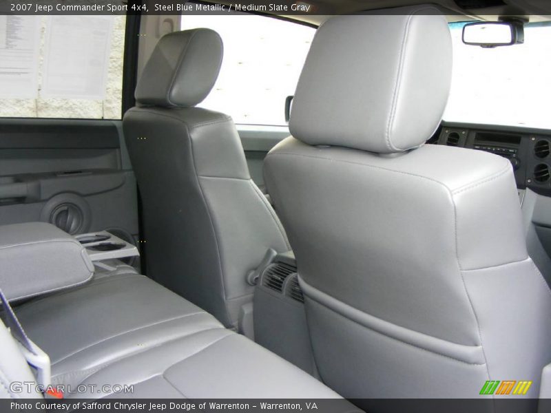 Steel Blue Metallic / Medium Slate Gray 2007 Jeep Commander Sport 4x4