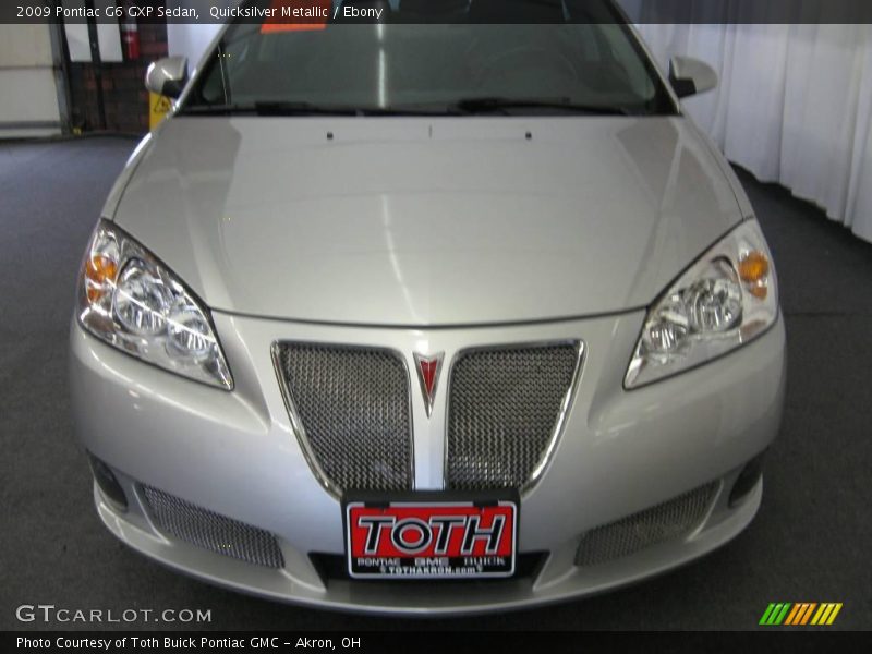 Quicksilver Metallic / Ebony 2009 Pontiac G6 GXP Sedan