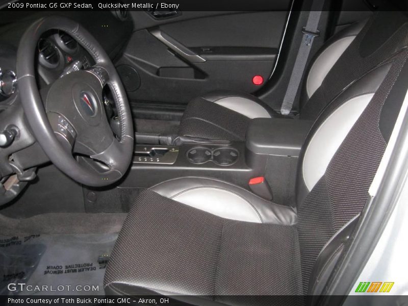 Quicksilver Metallic / Ebony 2009 Pontiac G6 GXP Sedan