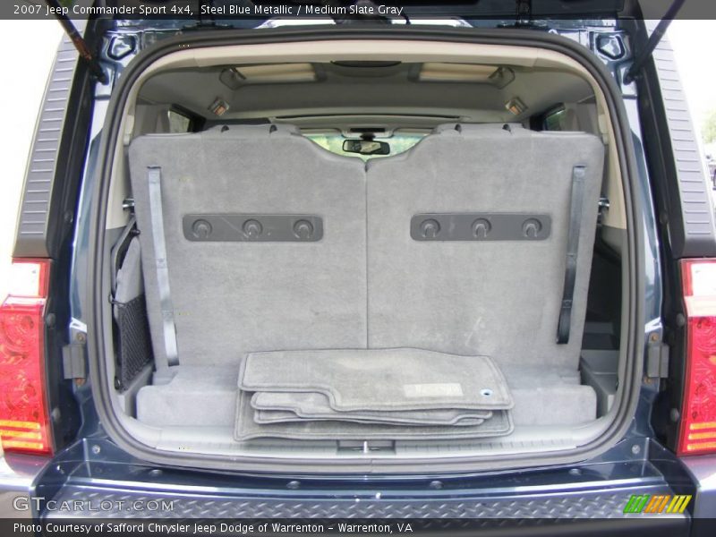 Steel Blue Metallic / Medium Slate Gray 2007 Jeep Commander Sport 4x4