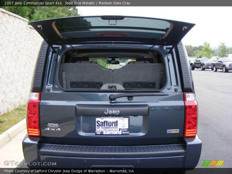 Steel Blue Metallic / Medium Slate Gray 2007 Jeep Commander Sport 4x4