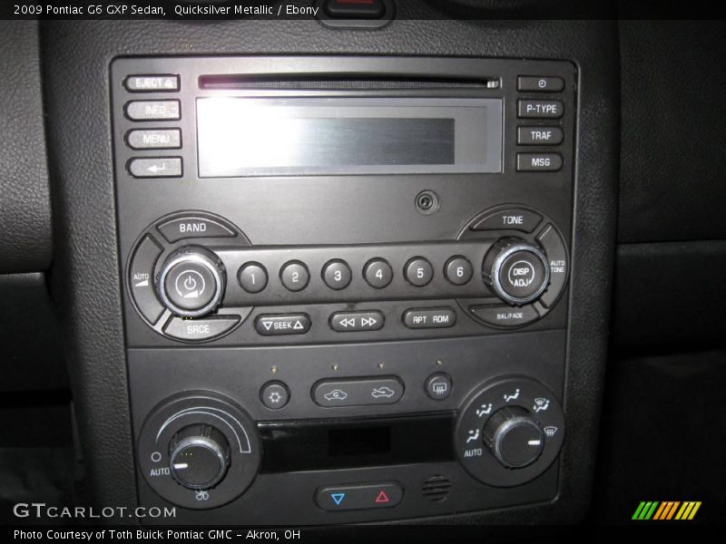 Quicksilver Metallic / Ebony 2009 Pontiac G6 GXP Sedan