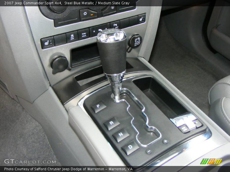 Steel Blue Metallic / Medium Slate Gray 2007 Jeep Commander Sport 4x4
