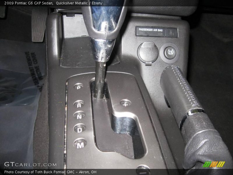 Quicksilver Metallic / Ebony 2009 Pontiac G6 GXP Sedan