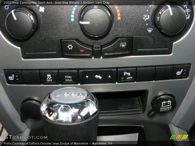 Steel Blue Metallic / Medium Slate Gray 2007 Jeep Commander Sport 4x4