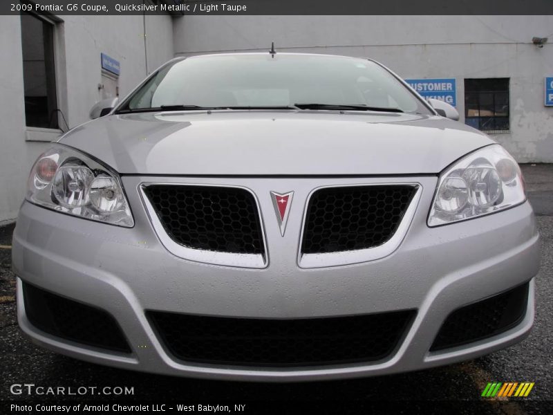 Quicksilver Metallic / Light Taupe 2009 Pontiac G6 Coupe