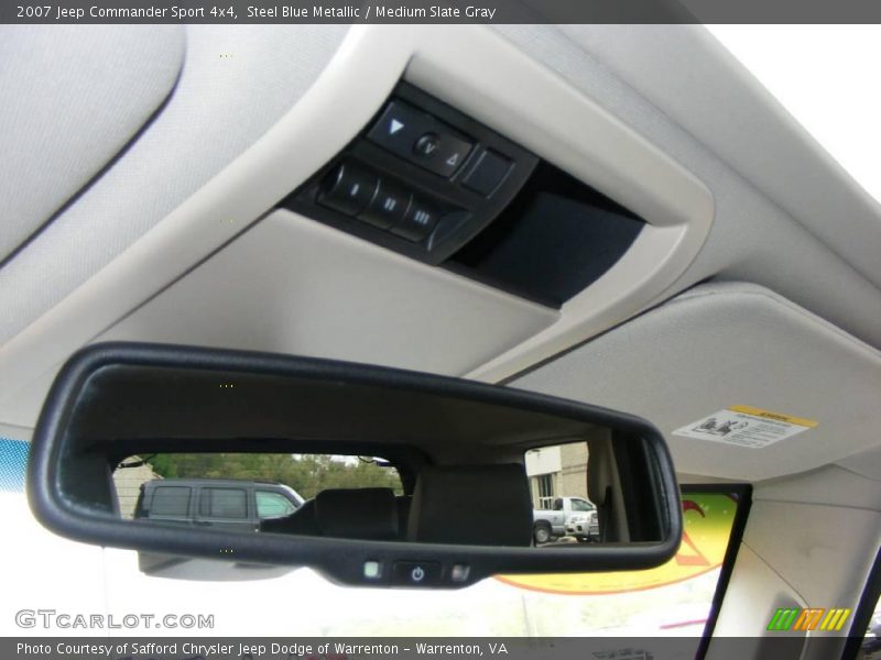 Steel Blue Metallic / Medium Slate Gray 2007 Jeep Commander Sport 4x4