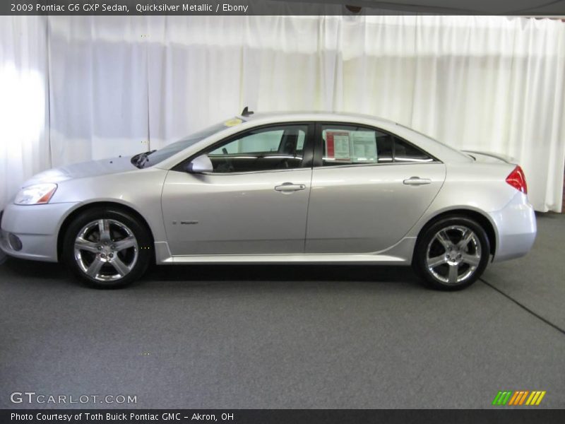 Quicksilver Metallic / Ebony 2009 Pontiac G6 GXP Sedan