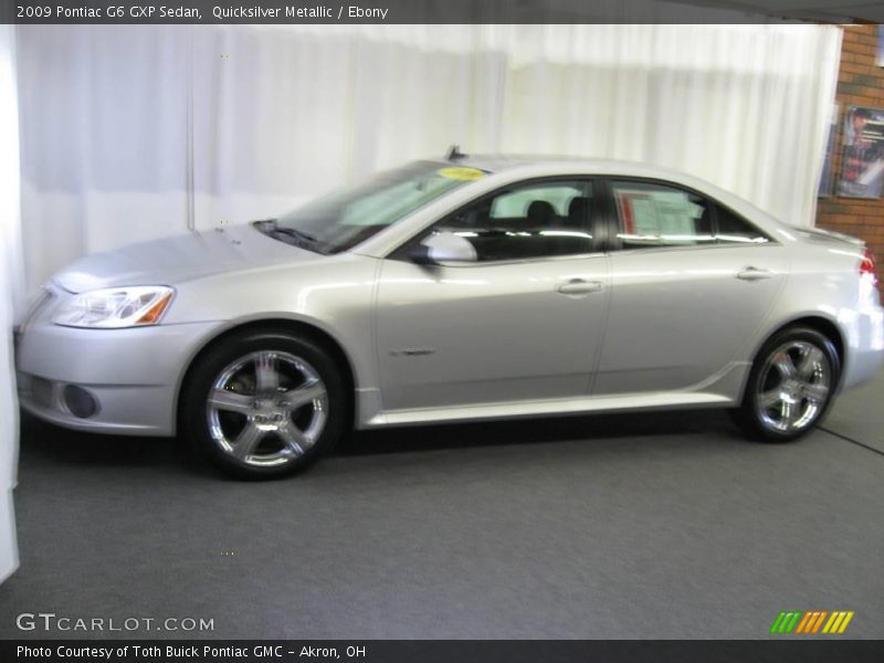 Quicksilver Metallic / Ebony 2009 Pontiac G6 GXP Sedan