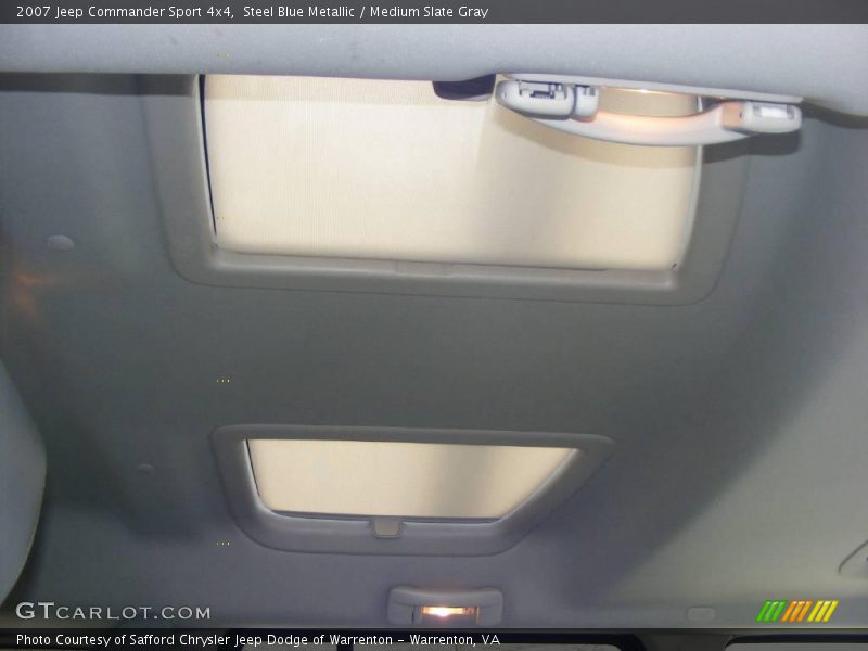 Steel Blue Metallic / Medium Slate Gray 2007 Jeep Commander Sport 4x4
