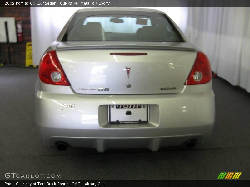 Quicksilver Metallic / Ebony 2009 Pontiac G6 GXP Sedan