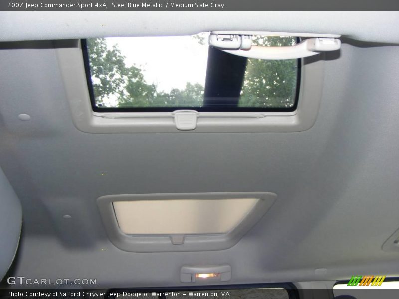 Steel Blue Metallic / Medium Slate Gray 2007 Jeep Commander Sport 4x4