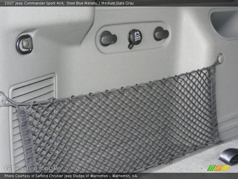 Steel Blue Metallic / Medium Slate Gray 2007 Jeep Commander Sport 4x4