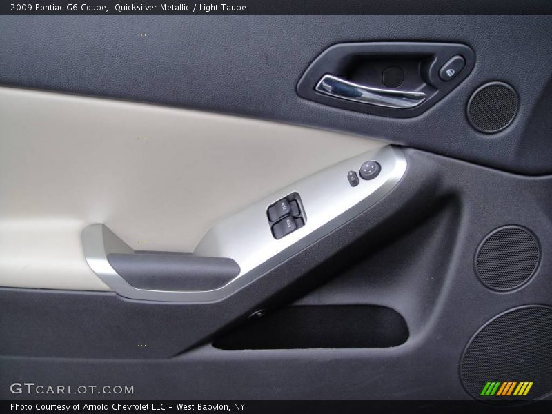 Quicksilver Metallic / Light Taupe 2009 Pontiac G6 Coupe
