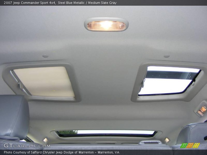 Steel Blue Metallic / Medium Slate Gray 2007 Jeep Commander Sport 4x4