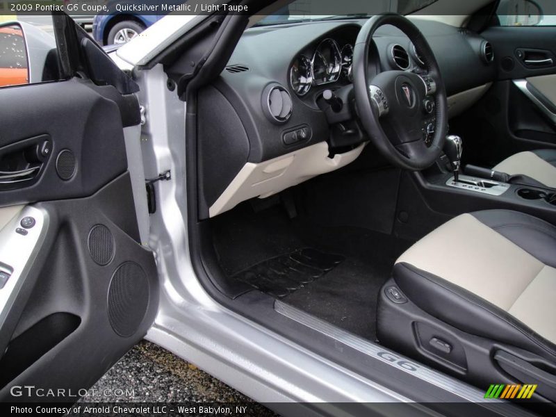 Quicksilver Metallic / Light Taupe 2009 Pontiac G6 Coupe