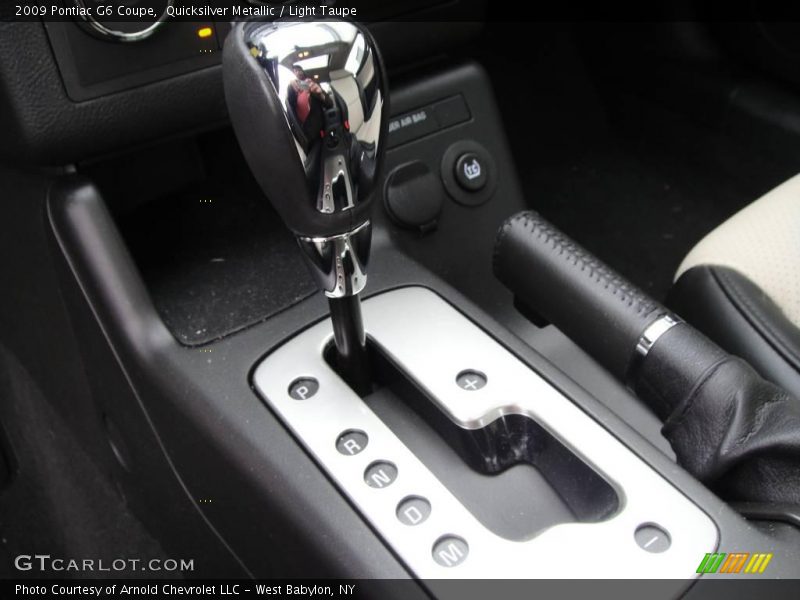 Quicksilver Metallic / Light Taupe 2009 Pontiac G6 Coupe