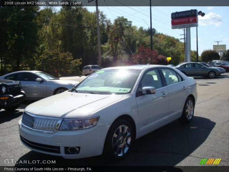 White Suede / Sand 2008 Lincoln MKZ Sedan