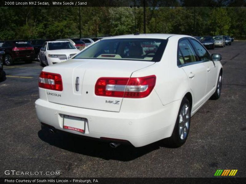 White Suede / Sand 2008 Lincoln MKZ Sedan