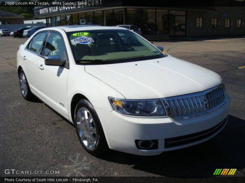 White Suede / Sand 2008 Lincoln MKZ Sedan