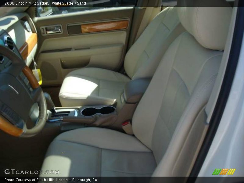 White Suede / Sand 2008 Lincoln MKZ Sedan
