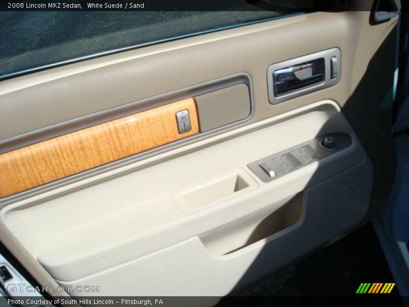 White Suede / Sand 2008 Lincoln MKZ Sedan
