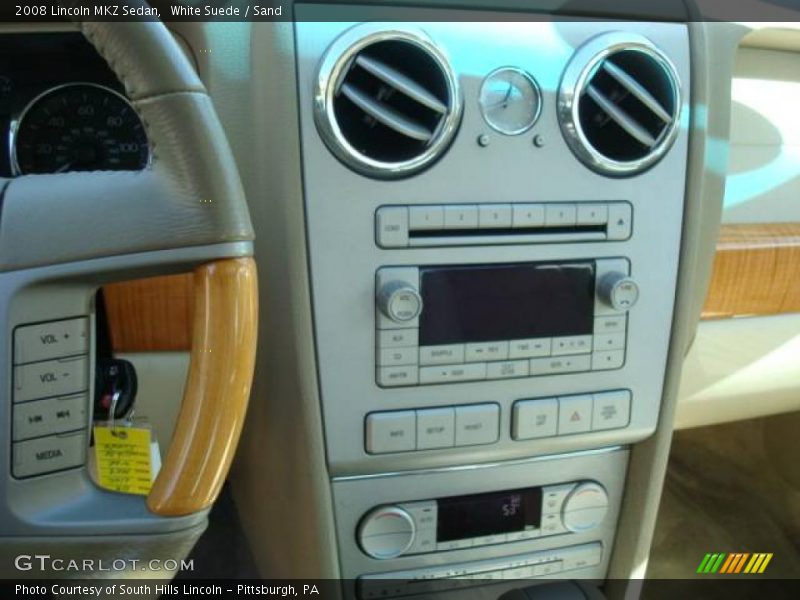 White Suede / Sand 2008 Lincoln MKZ Sedan