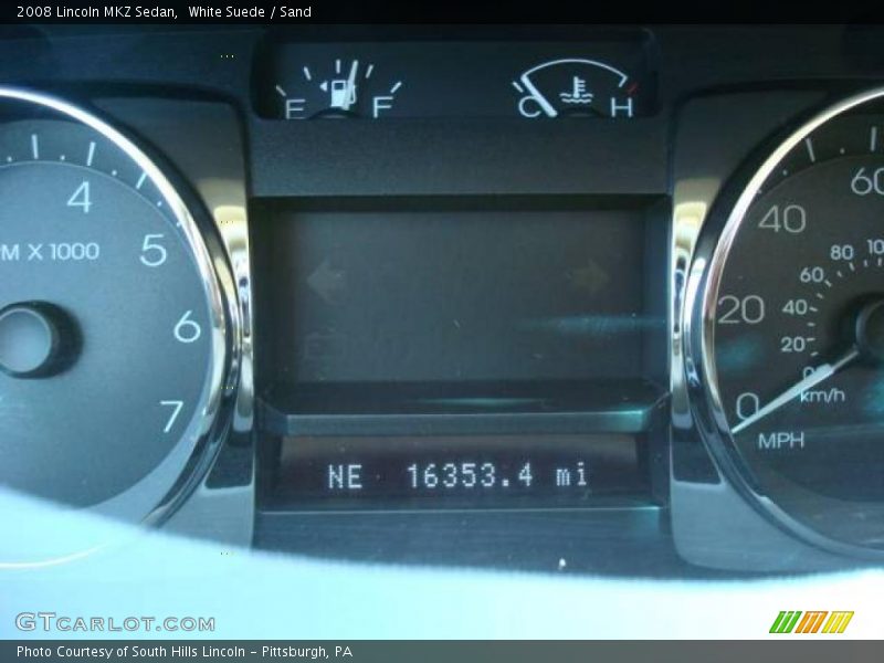 White Suede / Sand 2008 Lincoln MKZ Sedan