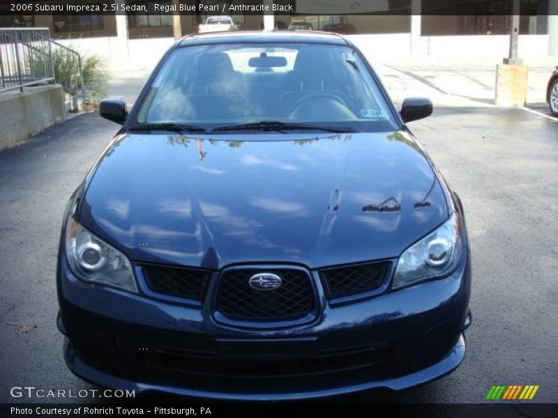 Regal Blue Pearl / Anthracite Black 2006 Subaru Impreza 2.5i Sedan
