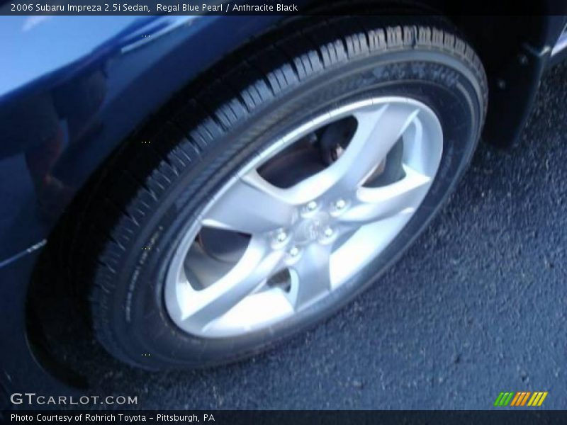 Regal Blue Pearl / Anthracite Black 2006 Subaru Impreza 2.5i Sedan