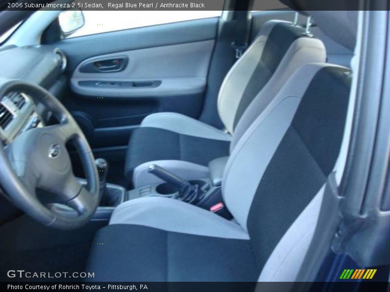 Regal Blue Pearl / Anthracite Black 2006 Subaru Impreza 2.5i Sedan