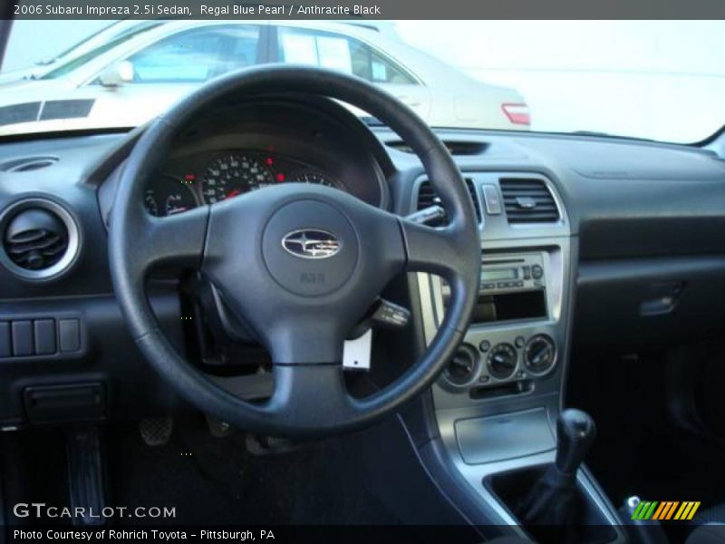 Regal Blue Pearl / Anthracite Black 2006 Subaru Impreza 2.5i Sedan