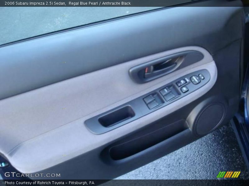 Regal Blue Pearl / Anthracite Black 2006 Subaru Impreza 2.5i Sedan
