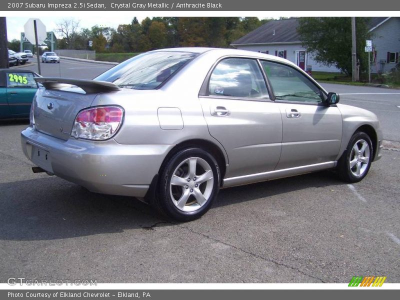 Crystal Gray Metallic / Anthracite Black 2007 Subaru Impreza 2.5i Sedan