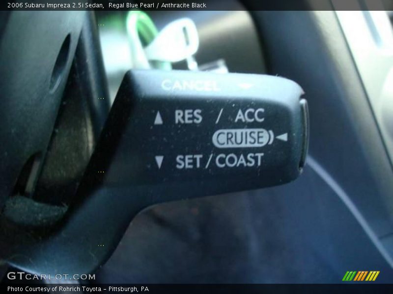 Regal Blue Pearl / Anthracite Black 2006 Subaru Impreza 2.5i Sedan