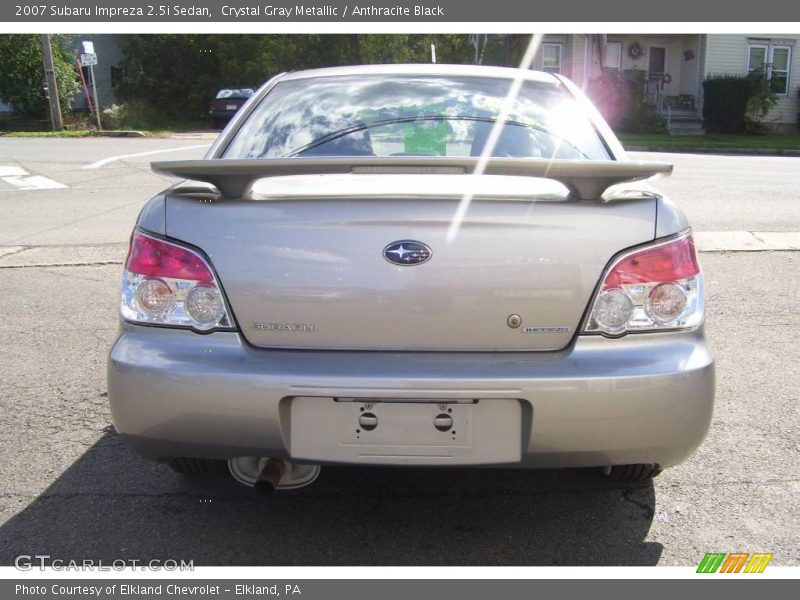 Crystal Gray Metallic / Anthracite Black 2007 Subaru Impreza 2.5i Sedan