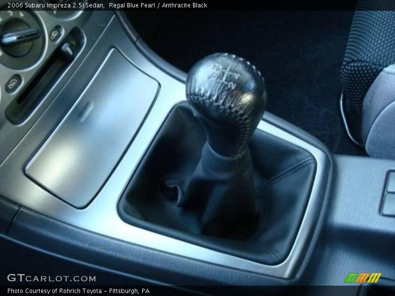 Regal Blue Pearl / Anthracite Black 2006 Subaru Impreza 2.5i Sedan