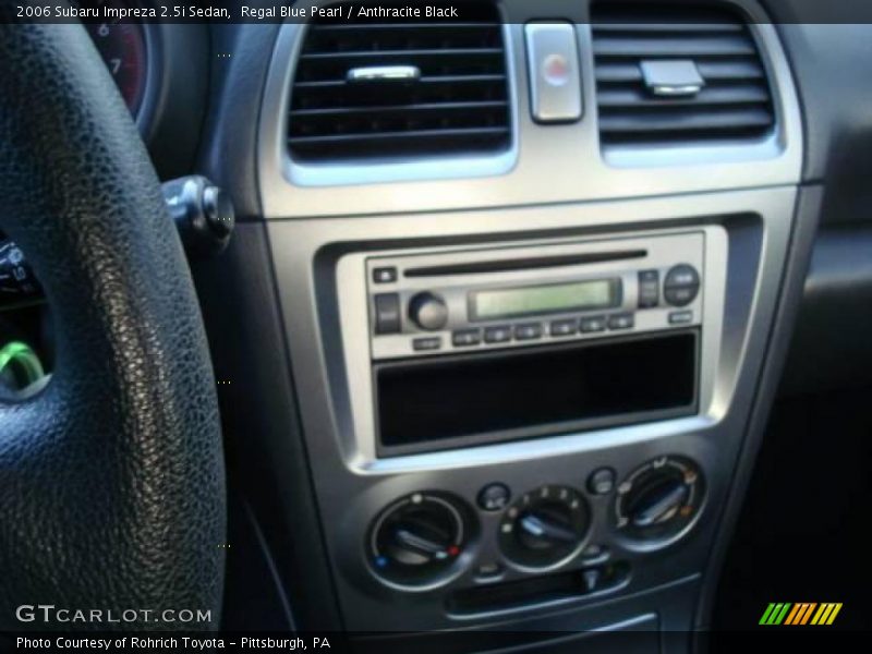 Regal Blue Pearl / Anthracite Black 2006 Subaru Impreza 2.5i Sedan