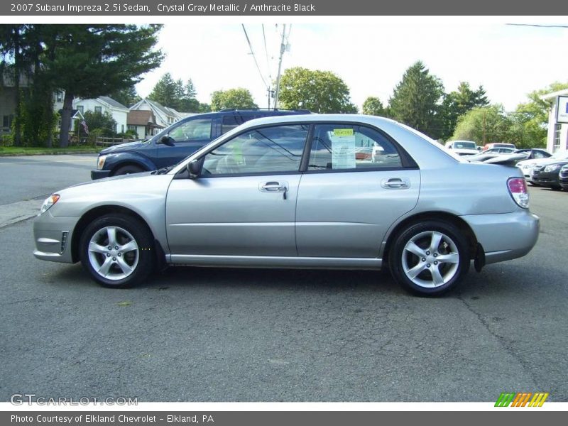 Crystal Gray Metallic / Anthracite Black 2007 Subaru Impreza 2.5i Sedan