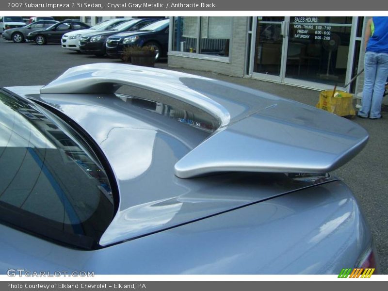 Crystal Gray Metallic / Anthracite Black 2007 Subaru Impreza 2.5i Sedan