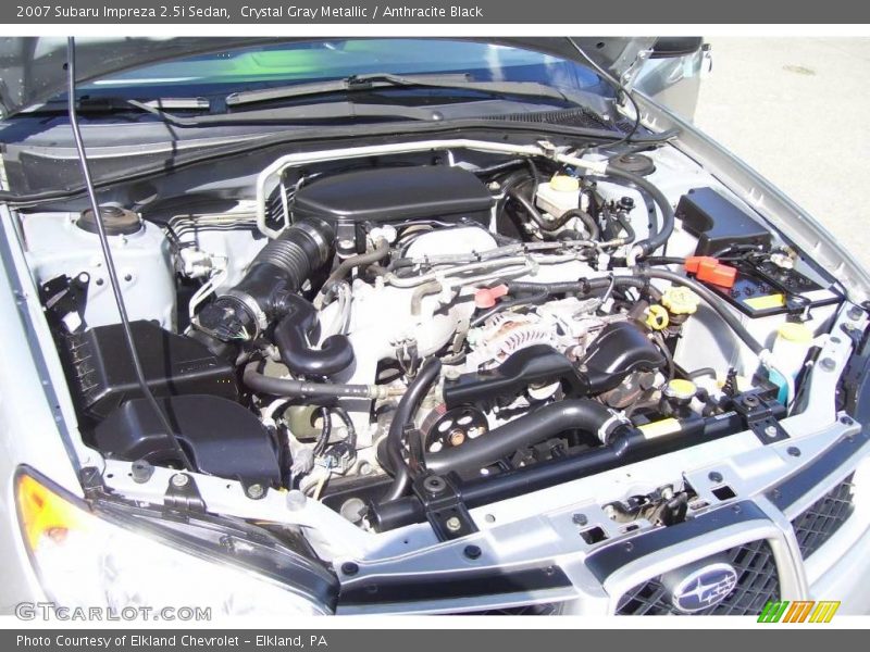 Crystal Gray Metallic / Anthracite Black 2007 Subaru Impreza 2.5i Sedan