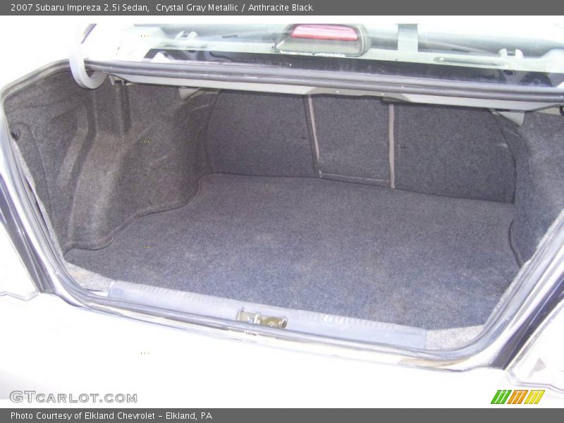 Crystal Gray Metallic / Anthracite Black 2007 Subaru Impreza 2.5i Sedan