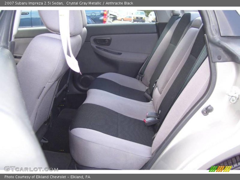 Crystal Gray Metallic / Anthracite Black 2007 Subaru Impreza 2.5i Sedan