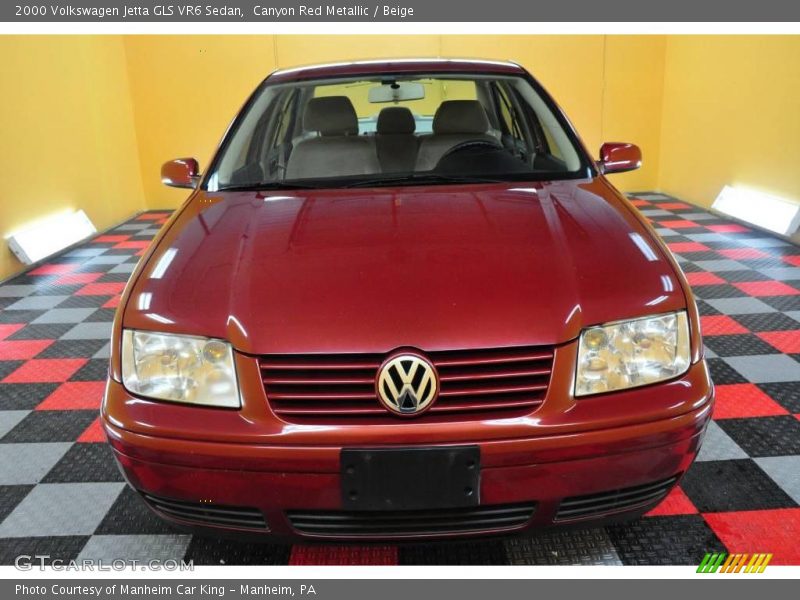 Canyon Red Metallic / Beige 2000 Volkswagen Jetta GLS VR6 Sedan