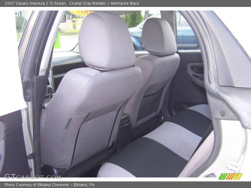Crystal Gray Metallic / Anthracite Black 2007 Subaru Impreza 2.5i Sedan