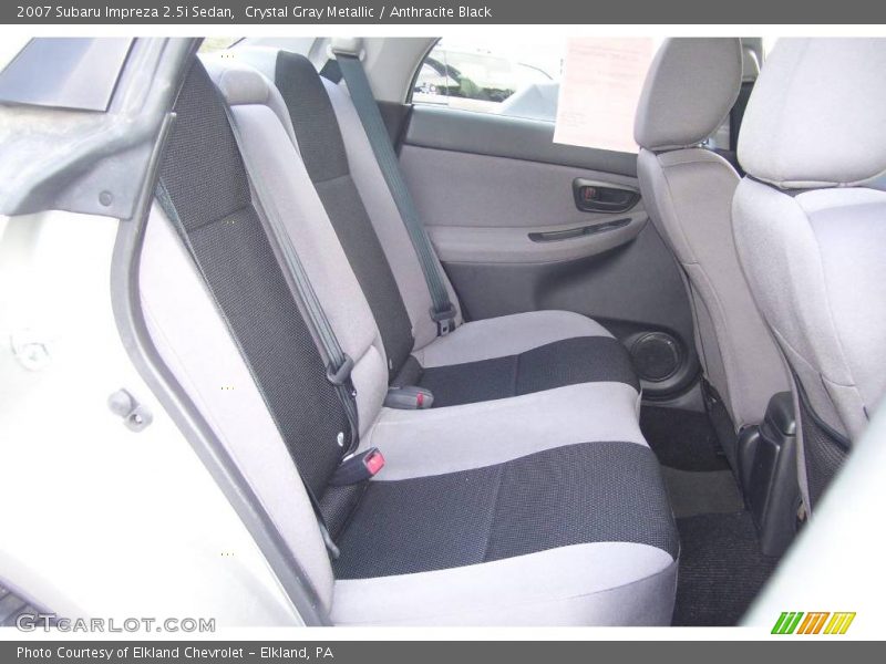 Crystal Gray Metallic / Anthracite Black 2007 Subaru Impreza 2.5i Sedan