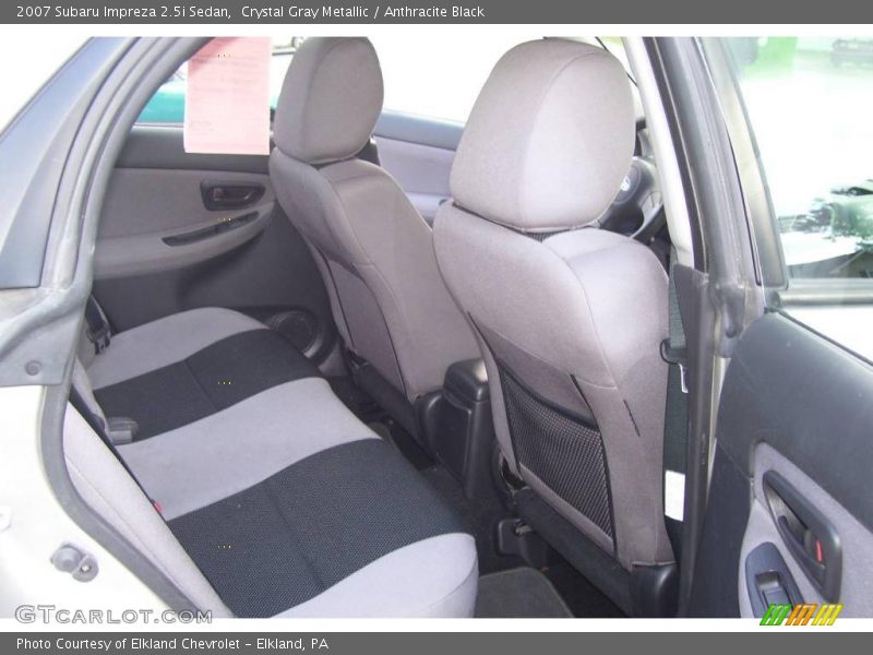 Crystal Gray Metallic / Anthracite Black 2007 Subaru Impreza 2.5i Sedan